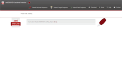 Desktop Screenshot of antismash.secondarymetabolites.org